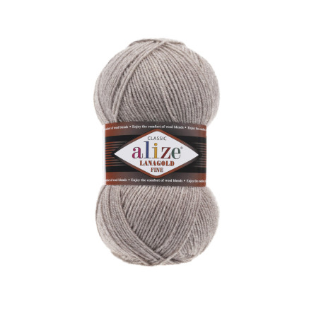 Пряжа Alize Lana Gold Fine фундук (207)