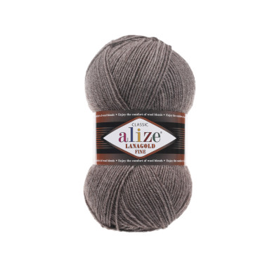Пряжа Alize Lana Gold Fine какао (240)