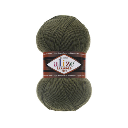 Yarn Alize Angora Lana Gold Fine khaki (29)