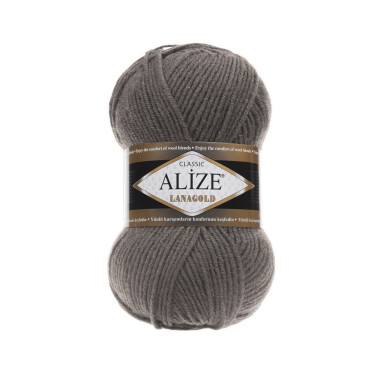 Пряжа Alize Lana Gold Fine стальной (348)