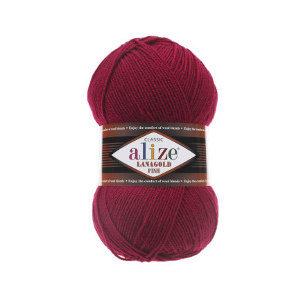 Yarn Alize Angora Lana Gold Fine cherry (390)