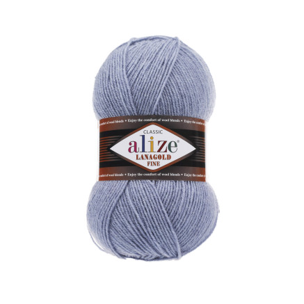 Пряжа Alize Lana Gold Fine світлий джинс (221)