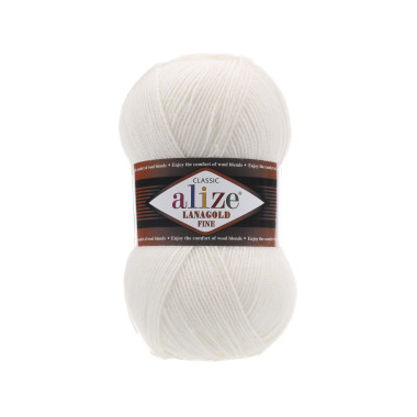 Пряжа Alize Lana Gold Fine перлинний (450)