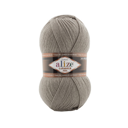 Yarn Alize  Lana Gold Fine gray beige (283)
