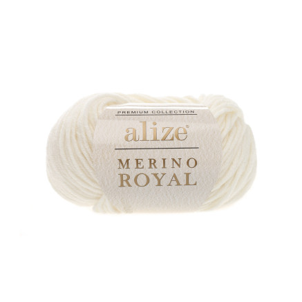 Yarn merino wool Alize Merino Royal milky (62)