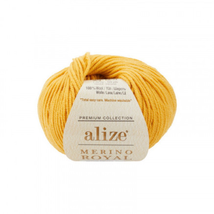Yarn merino wool Alize Merino Royal saffron (02)