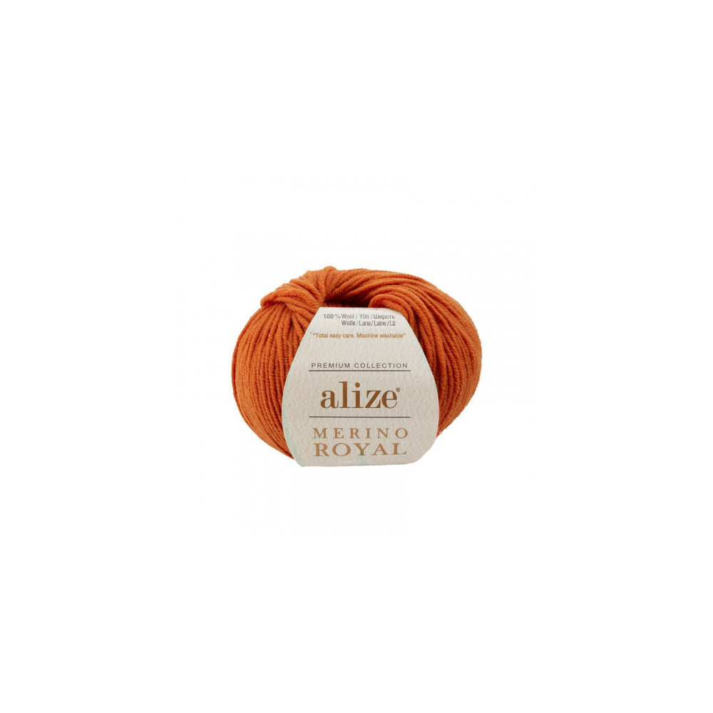 Пряжа мериносова вовна Alize Merino Royal теракотовий (89) Пряжа мериносова вовна Alize Merino Royal теракотовий (89)
