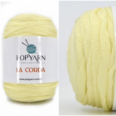 Пряжа Popyarn La Corda лимонный (105)