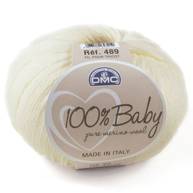 Merino wool yarn 100% Baby DMC, milkshake (03)