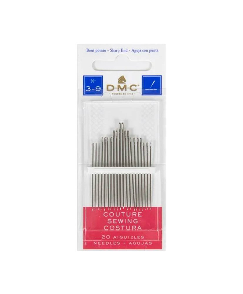 Sewing needles assorted №3-9, 20 pcs DMC (1770/2) Sewing needles assorted №3-9, 20 pcs DMC (1770/2)