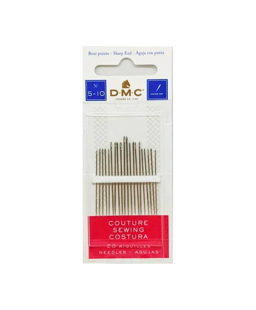Sewing needles assorted №5-10, 20 pcs DMC (1770/3) Sewing needles assorted №5-10, 20 pcs DMC (1770/3)