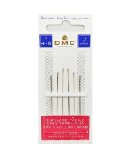 Sewing needles for the visually impaired №4-80, 6 pcs DMC (1770/4)