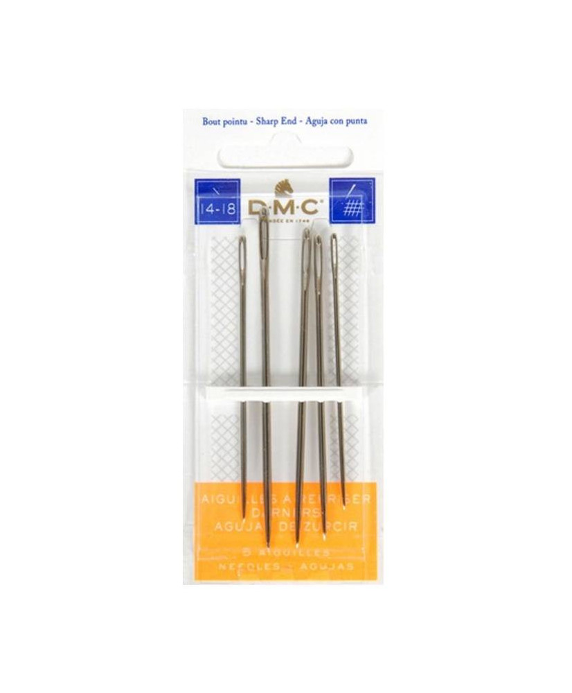 Darning needles assorted №14-18, 20 pcs DMC (1769/2) Darning needles assorted №14-18, 20 pcs DMC (1769/2)