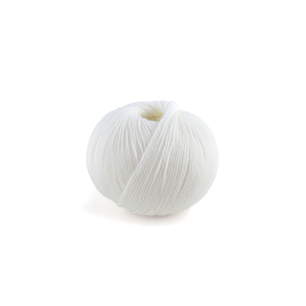 Merino wool yarn 100% Baby DMC, creamy white (01)