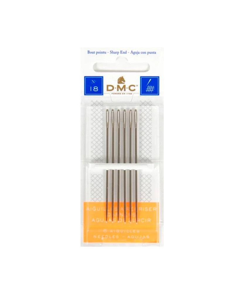 Darning needles No. 18, 6 pcs DMC (1769/3) Darning needles No. 18, 6 pcs DMC (1769/3)