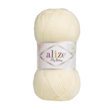 Пряжа Alize My Baby кремовый (01)