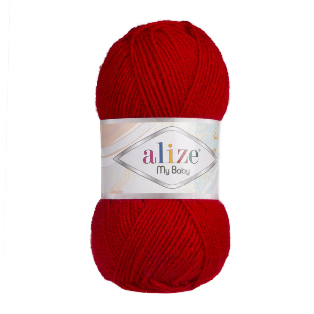 Yarn Alize My Baby dark red (106) Yarn Alize My Baby dark red (106)