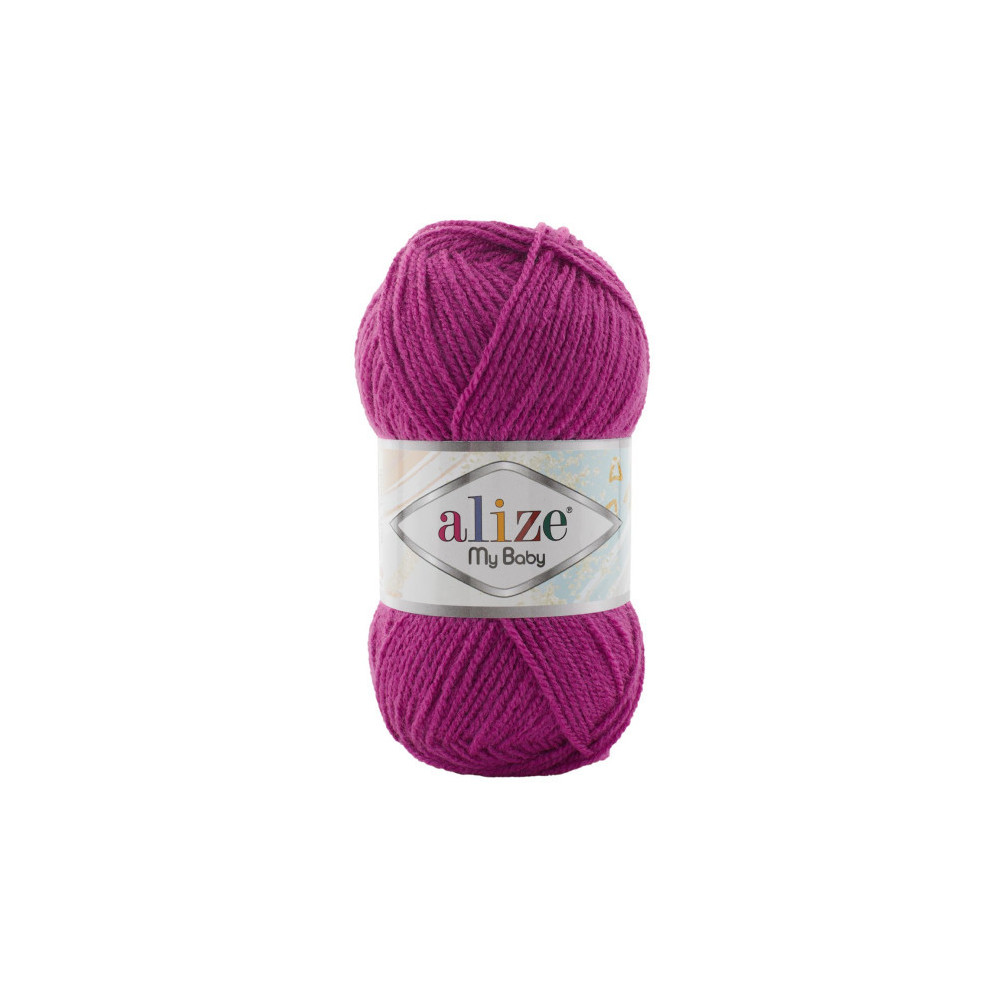 Yarn Alize My Baby fuchsia (130) Yarn Alize My Baby fuchsia (130)