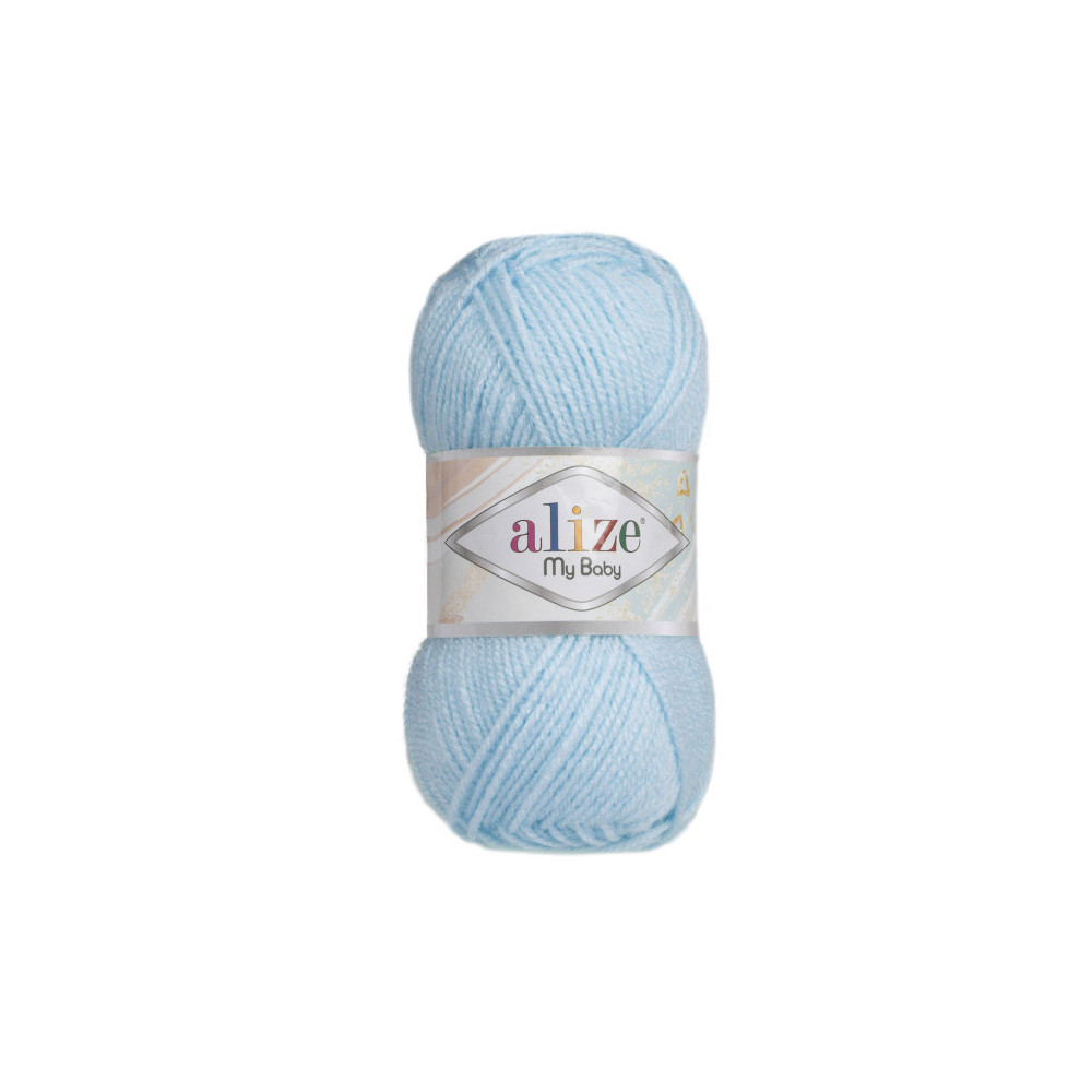 Пряжа Alize My Baby небесно-голубой (183) Пряжа Alize My Baby небесно-голубой (183)