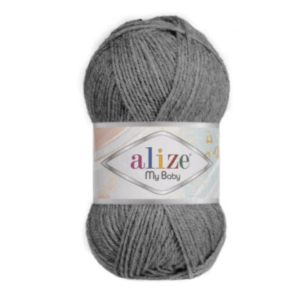 Yarn Alize My Baby anthracite (197)