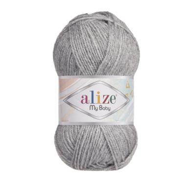 Пряжа Alize My Baby сірий (21)