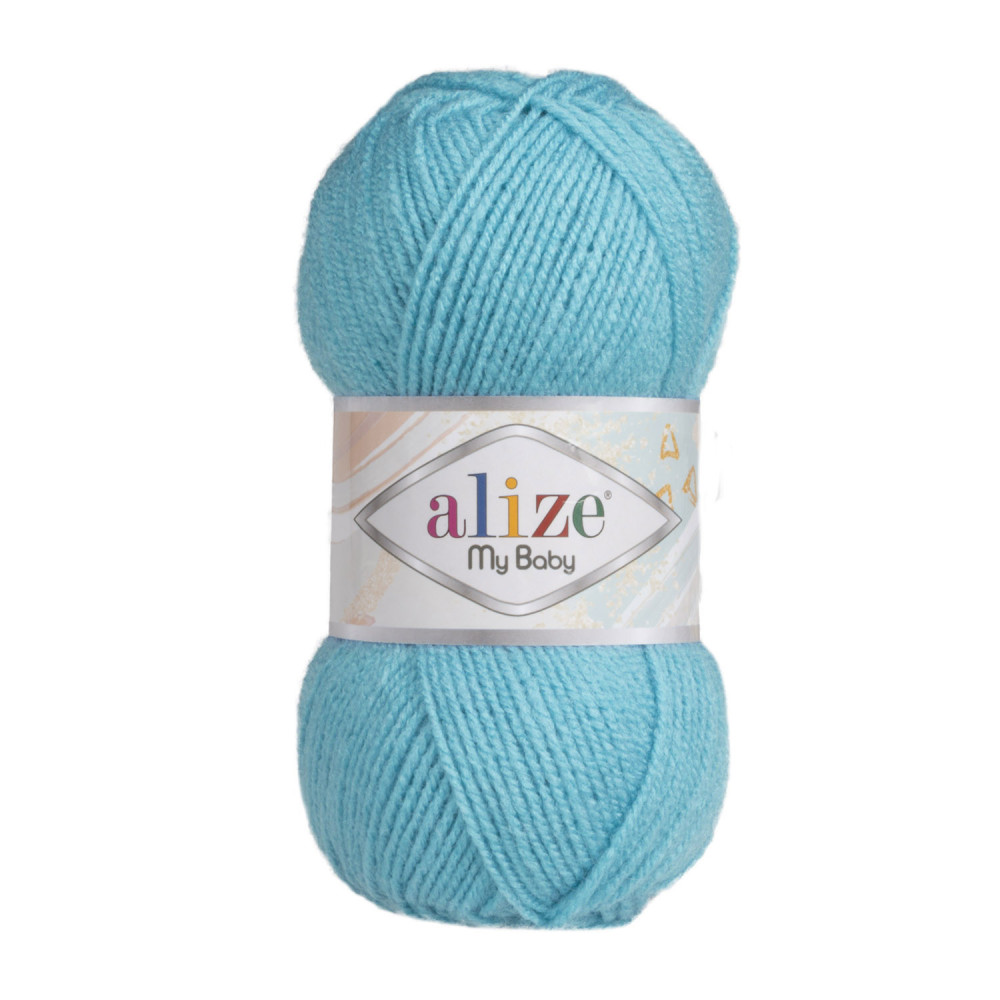 Yarn Alize My Baby light turquoise (287) Yarn Alize My Baby light turquoise (287)