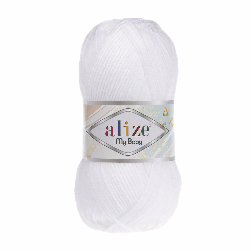 Yarn Alize My Baby white (55)