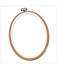 Plastic oval frame hoop 17.5x13 cm DMC (MV0034L/175)