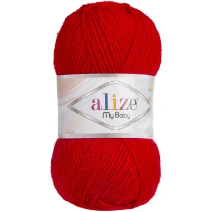 Yarn Alize My Baby red (56)