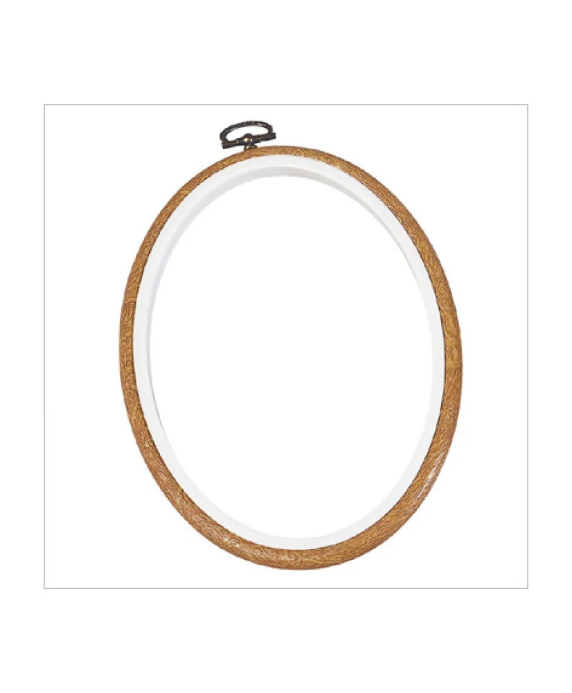 Plastic oval frame hoop 17.5x13 cm DMC (MV0034L/175) Plastic oval frame hoop 17.5x13 cm DMC (MV0034L/175)