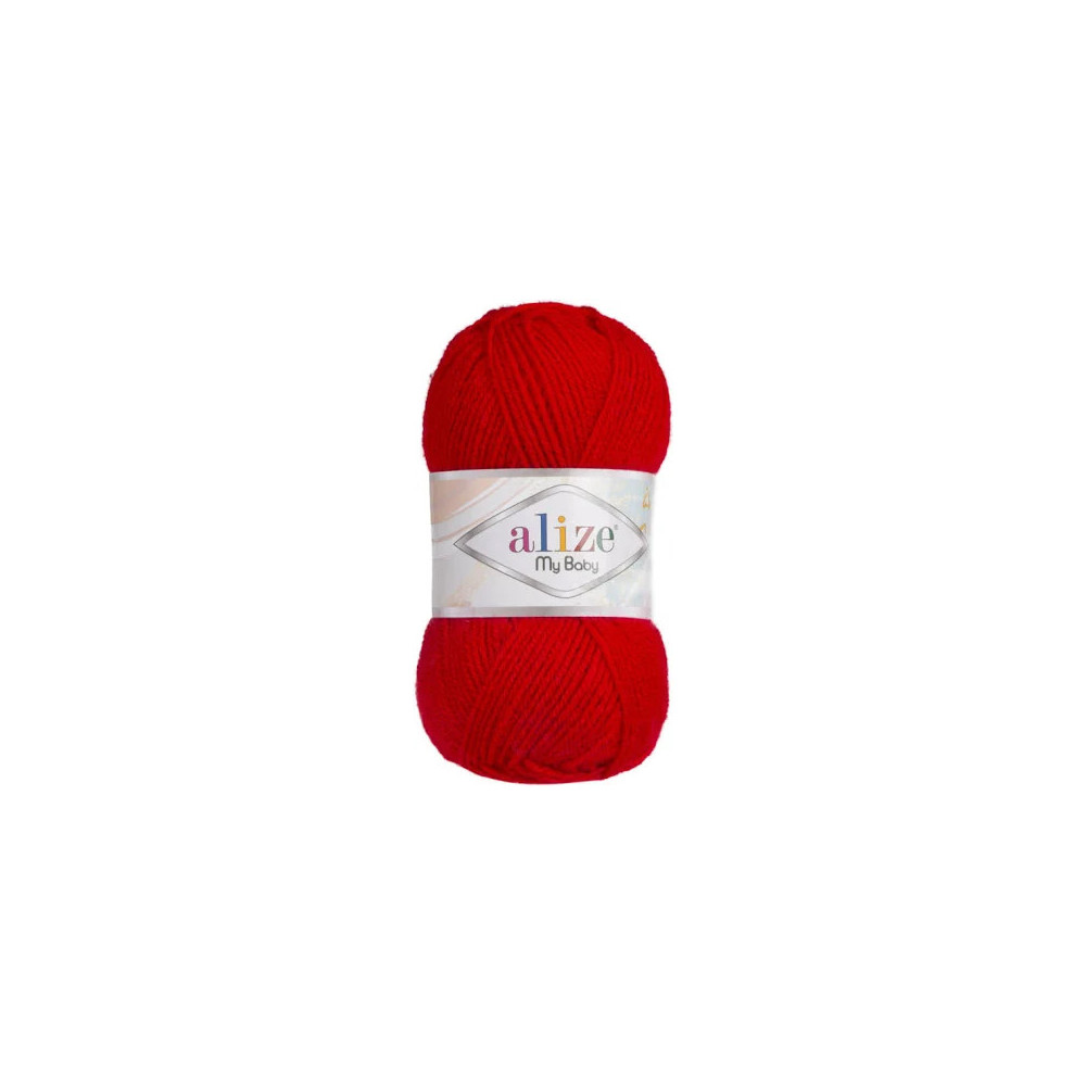 Yarn Alize My Baby red (56) Yarn Alize My Baby red (56)