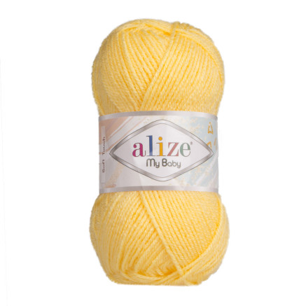 Yarn Alize My Baby yellow (566)
