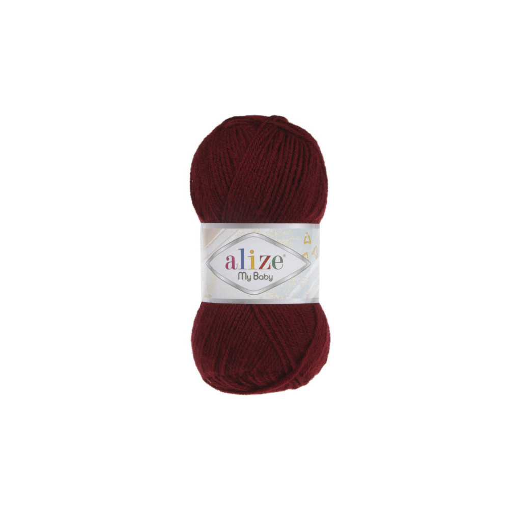 Пряжа Alize My Baby бордовый (57) Пряжа Alize My Baby бордовый (57)