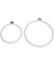 Plastic frame hoop round white 17.5 cm DMC (MV0033L/175)