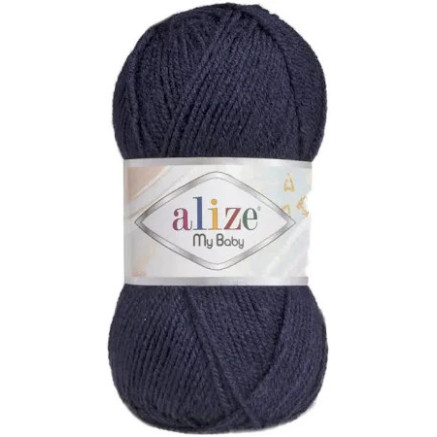 Yarn Alize My Baby dark blue (58)