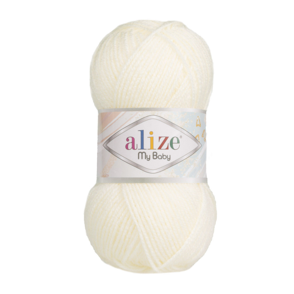 Пряжа Alize My Baby молочний (62) Пряжа Alize My Baby молочний (62)