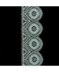 Lace non-elastic, ivory, width 7 cm - 1 meter