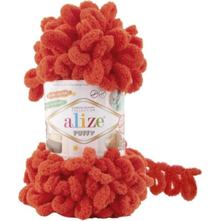 Yarn Alize Puffy tomato (767)