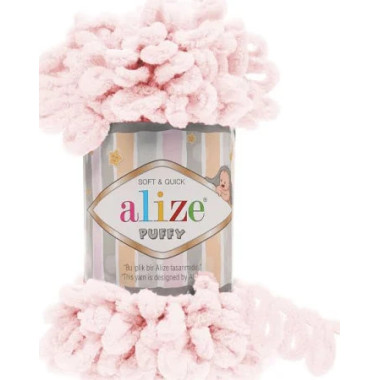 Пряжа Alize Puffy фламинго (639)
