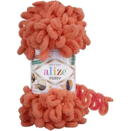 Yarn Alize Puffy coral (619)