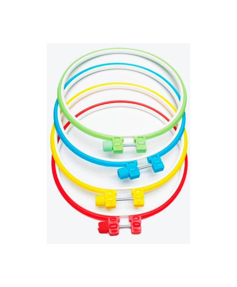 Embroidery hoop plastic round 17 cm Embroidery hoop plastic round 17 cm