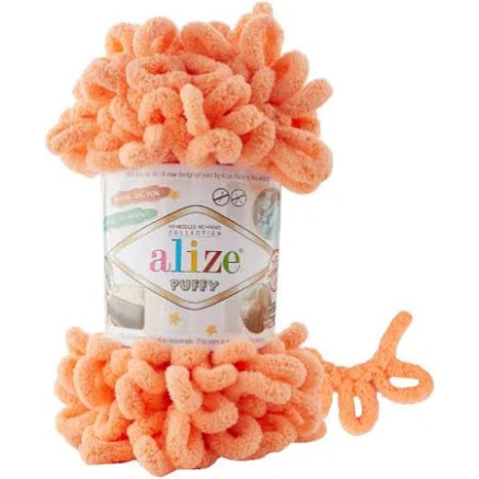 Yarn Alize Puffy peach (34)
