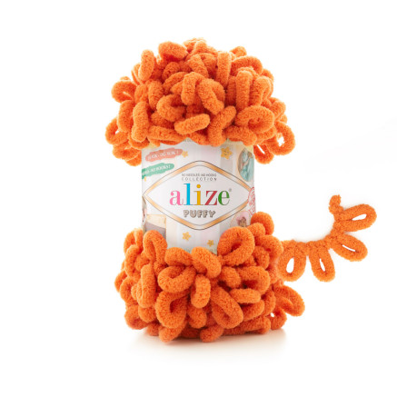 Yarn Alize Puffy orange (06)