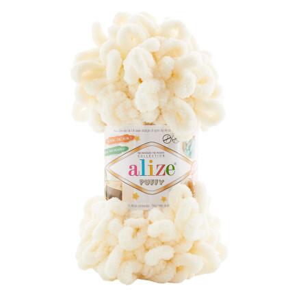 Yarn Alize Puffy milk (01)