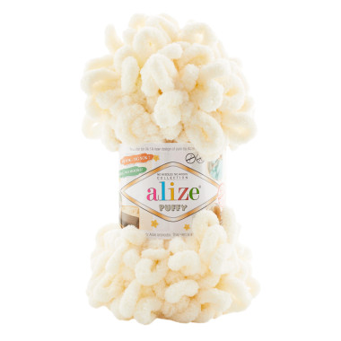 Yarn Alize Puffy milk (01)