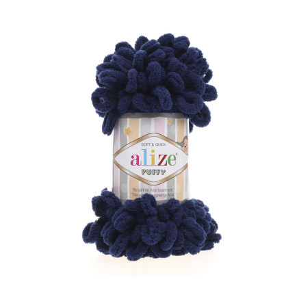 Yarn Alize Puffy dark blue (58)