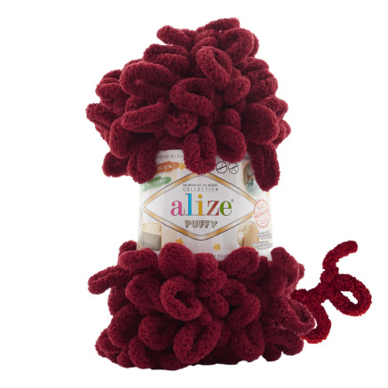 Yarn Alize Puffy cherry (327)