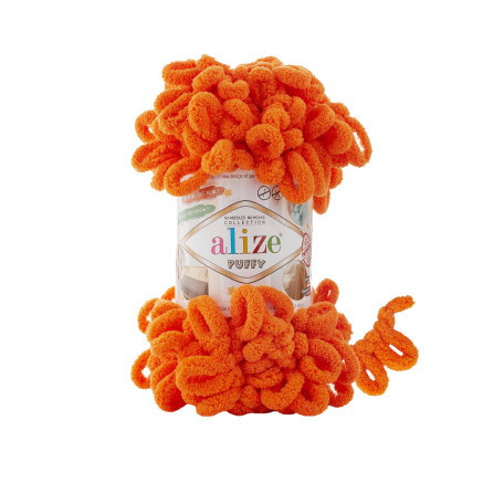 Yarn Alize Puffy tangerine (766)
