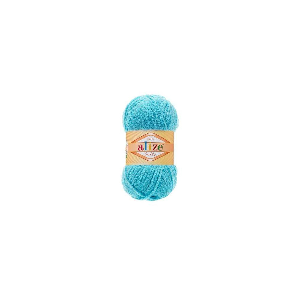Yarn Alize Softy turquoise (128) Yarn Alize Softy turquoise (128)