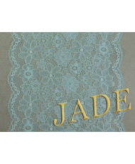 Elastic lace, mint, width 17 cm (1212-1516)